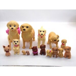 Lot of 15 Barbie Pets Dogs